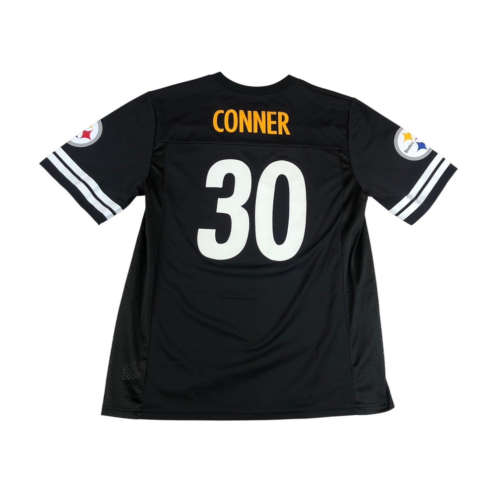 Pittsburgh Steelers NFL Jersey Black 30 Conner Mens Large Fanatics Team Apparel - Picture 2 of 10